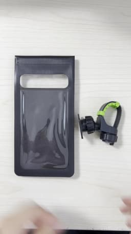 360° Rotation Waterproof Bicycle Phone Bag Case Touch Screen Bike Handlebar Phone Holder Motorcycle Rearview Mirror Phone Stands
