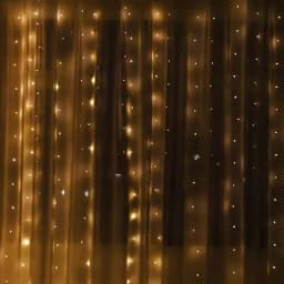 300Leds Solar Curtain String Light Outdoor Waterfall Garland Fairy Lights Garden Halloween Christmas Decoration Holiday Lighting