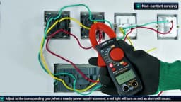 ANENG ST170 Clamp Meter Digital Multimeter Tester 1999 Counts AC/DC Voltage Ammeter Tester Car Amp Hz Capacitance NCV Ohm Test