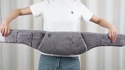 1Pcs Electric Heating Pad for Women 3-Temperature Settings, Adjustable Waist Warmer Belt with Crystal Velvet Washable Back Belt