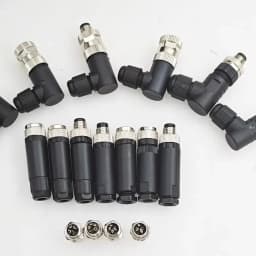 M8 Sensor Connector Waterproof Male&Female Plug Straight Angle Screw Threaded Coupling 3Pin 4Pin