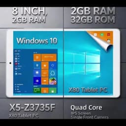 8 INCH Q1 Windows 10 Tablet PC 8GB RAM 128GB ROM 64 Bit Z8350 CPU X80 1.33GHz 1280 X 800 IPS Screen WIFI Quad Core