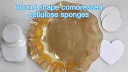 50-1000PCS Compressed Facial Sponge Strong Absorbent Cleansing Pads Latex Free Exfoliating Makeup Sponge Skin Care Sponge