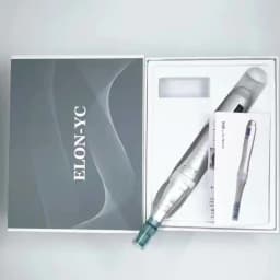 ELON-YC Dr Dermapen M8X With 5pcs Nano 0.25mm Replacement Cartridges, With Battery Level Display, Included Dr M8