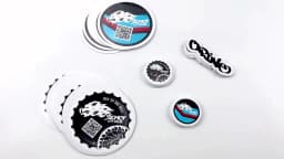 Custom Logo Printing Adhesive Sticker Luxury Textured Candle Jars Labels