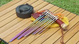Boundless Voyage 20 24 30 35 40CM Heavy Duty Titanium Alloy Camping Tent Stakes Peg for Outdoor Trip Hiking Gardening Ti4013P