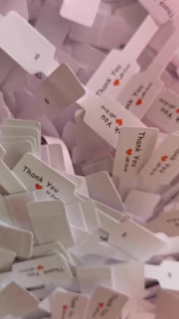 100PCS Multi Style Ring Folded Labels White/Kraft Handmade with Love Ring Price Labels Jewelry Tag Sticker Labels 6*1.2cm
