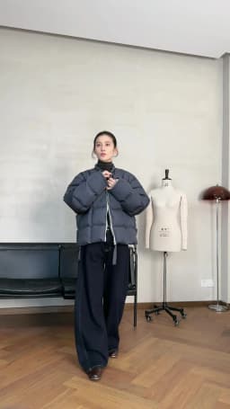 2026 Winter Short Puffer Jacket for Women, Petite Coat, White Duck Down, Thickened for Warmth