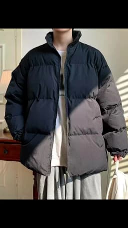 Winter Jacket Men Parkas Thicken Warm Coat Mens Stand Collar Solid Color Casual Parka Women Fashion New Streetwear 5XL