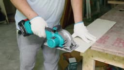 18V 125 mm 5 inch Cordless Electric Circular Saw Wood Stone Adjustable Circular Cutter Saw Compatible BL1840 1850 1860 Battery