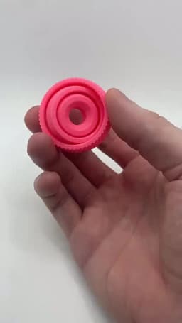 New 3D Printed Rotating Ball Toy O-Shaped Universal Fingertip Gyroscope Gravity Rotation Anxiety Relief Decompression Cool Toy
