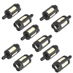 10 Pieces General Fuel Filter for Gas Garden Machinery Grass Trimmer Chainsaw