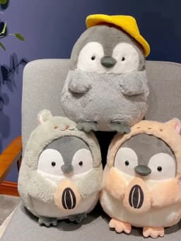 Sweet Plush Penguin Dolls Cute Animal Pillow Stuffed Soft Toys for Children Kids Birthday Decor Appease Gifts