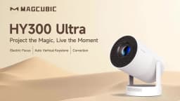 Magcubic Camping Projector 4K HY300Ultra Portable Projector Speaker 300ANSI Outdoor BT5.4 For Theater Movie