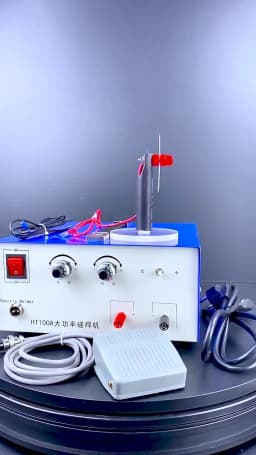 NIUPIKA 100A Spot Welding Machine Jewelry Handheld Small Laser Welder High Power Coil Bracelet Interface Soldering Tool