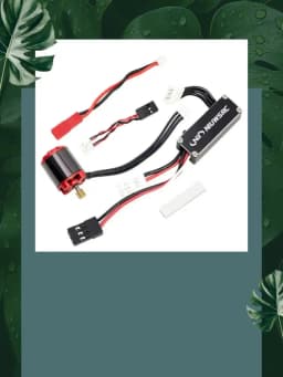 For SCX30 1212 5000KV Outer Rotor Brushless Motor 25A Combo for 1/24 1/30 Axial SCX30 Ford Bronco SCX24 RC Crawler Upgrade