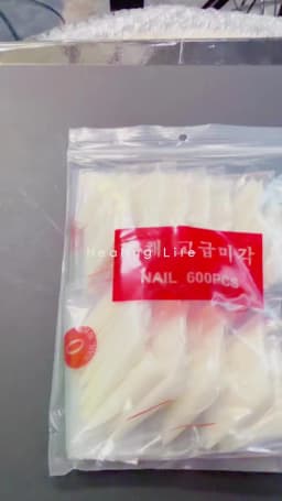 1Bag(600Pcs)Natural Stiletto Practice Nail Tips 10Size Half Cover Fake Acrylic Tip UV Gel Extension Press On Nails Manicure Tool