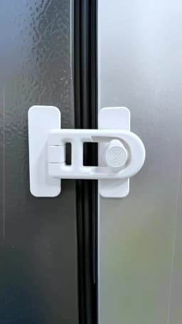 Refrigerator Door Lock for Kids Child Safety Freezer Oven Cabinet Baby Proofing Lock Adhesive Keyless Fridge Lock