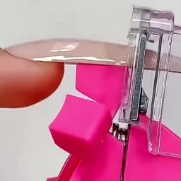 U Shaped Nail Clipper Acrylic Fake Nail Scissors Nail Tip Edge Cutter Trimmer Manicure with Sizer Precise Cutting Nail Tools
