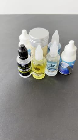 Wig Glue and Remover Set, 38ml Bonding Glue + 30ml Remover for Lace Wig Toupee Hair System