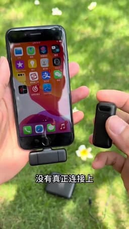 Dual Lapel Lavalier Professional Wireless Microphone Buttonhole Mic Mini Tie For iPhone Android Mobile Cell Phone PC Micro Audio