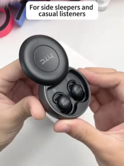 HTC NE91 Wireless Bluetooth Earbuds Noise Cancelling Headphones for Office Nap Work Break Comfortable Lightweight Sleep Earbuds