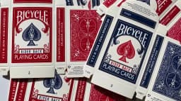 10Pcs Empty Playing Card Box Magic Accessories Red/Blue Poker Deck Case Magician Card Magic Tricks Props Original Old Version