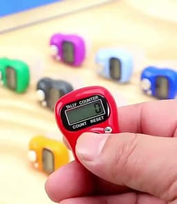 New Finger Counter LCD Electric Digital Display With Light Tally Counter Stitch Marker Sewing Knitting Weave Buddha Pray Soccer