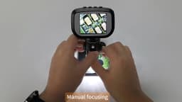 Dodosee 2.4 Inch Digital Microscope 1600X 1080P 8 Lights Handheld Kids Microscopes Supports Photo Video Magnifier Tools for Coin