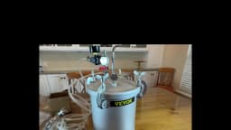 10L Silver Pressure Paint Pot Tank Spray Gun 3mm W/ Air Regulator 2PCs 10ft Hoses