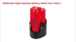 VANON M12 1/2/4Pack 12V 3.5Ah Li-ion Battery Compatible with Milwaukee C12 XC 48-11-2440 48-11-2402 48-11-2411 48-11-2401 Battery Pin
