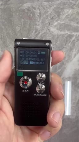 Digital Voice Recorder Voice Activated Recorder Mini Voice Recorder Upgraded Small Audio Recorder with MP3&USB for Lectures