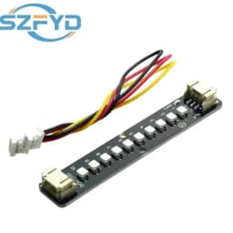 1PCS 10 Bit RGB LED Strip Light WS2812B Programmable 5V Color Changing Colorful Strip Light For Arduino Kit ESP32