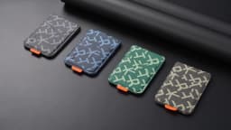 Luxury Camo Pattern Faux Leather For MagSafe Card Holder With Stand For iPhone Samsung Series RFID Anti-Skimming Wallet