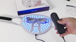 Hello Face M500S LED Red Light Therapy Mask 510K Near-Infrared Light Therapy Facial Mask Soft Wireless Portable PDT Device