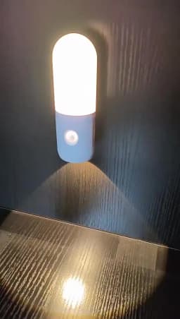 Rechargeable Magnetic Wall Light with Motion Sensor LED Night Light Suitable for Ambient Lighting in Corridor Stair and Cabinet