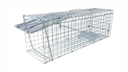 New Live Animal Cage Trap Humane Cat Rodent Control Folding with Handle for Rabbits Stray Cats Squirrels Raccoons Groundhogs