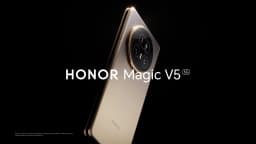 Original New HONOR Magic V5 Global Version 5G Foldable LTPO OLED 120Hz Display 7.95" 50MP Cameras Snapdragon 8 Elite 5820mAh 66W