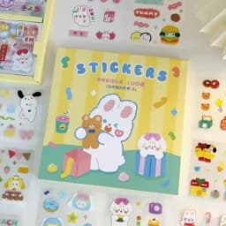 25/100 Pcs Cartoon Cute Sticker Pack Handbook Material Sticker Waterproof Handbook Sticker
