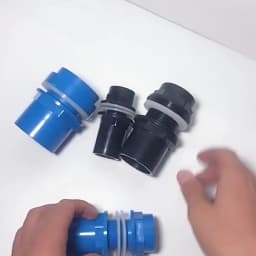 3 Colors 20~50mm Aquarium Drain Joint PVC Pipe Water Inlet Outlet Fittings Overflow Thread Water Tank Supply Fish Tank Connector