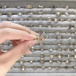 Korean Fashion Daisy Spinner Fidget Ring Multiple Style Sunflower Rose Snowflake Rotate Freely Anti Stress Anxiety Rings Wedding