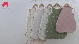 Sleeping Bag For Baby 0-24 Months Spring Autumn Sleeveless Wearable Anti-Kick Blanket Cartoon Printed Baby Sleepsacks 2.5Tog