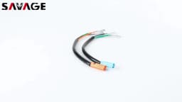 Turn Signal Adapter Plug License Plate Light Wire Connector For HONDA CRF 250L CB 500X 500F 650F CBR 500R 650R GROM 125 NC750