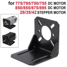 775 Motor Mount Bracket Universal Fixing Mounting Bracket for 750/755/775/795/895 DC Motors Nema 17 28/35/42 Stepper Motor