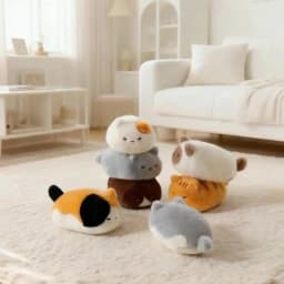 13cm Black Lying Cat Siamese Kitten Plush Toy Cartoon Lifelike Kitten Dolls Animal Artificial Touch Doll Kids Girls Birthday Gif