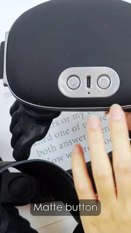 Black 4D Bionic Finger Neck Shoulder Massager Trapezius Neck Cervical Kneading Massage Shawl Brushless Motor Neck masajeador
