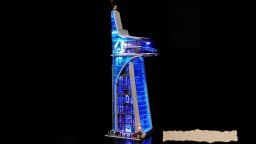 LYBMTWF LED Lighting Kit Compatible with Lego 76269 Tower Battle Buiding Blocks (NOT Include The Model Bricks)