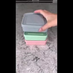1/3pcs Reusable Bento Sandwich Box Set with Lid Microwave Safe Stackable Container for School Outdoor Picnic Kitchen Organizer