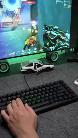 AKKO TAC75 HE Magnetic Switch Keyboard 75% Gaming Keyboards Rapid Trigger 0.005mm 8K RGB Wired Esports Custom Keyboard for Gamer
