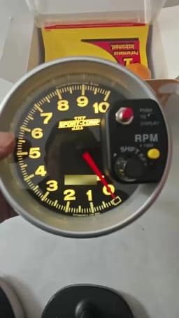 HA Accessories Repalcement Auto Gauge Tachometer 5inch 125mm 0-10000RPM Auto Meter
